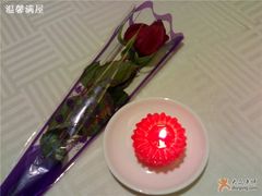 情人节玫瑰与红烛-一品粤珍轩(吴中路店)