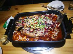 烤盘清江鱼香辣-小小河边鱼(天润城店)