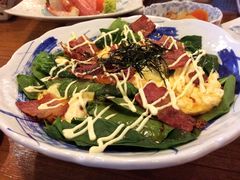 菠菜半熟蛋沙律-希望日本料理(保利香槟花园店)