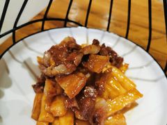 -东来菜馆•手抓海鲜家常菜•海鲜锅贴(鸽子窝店)