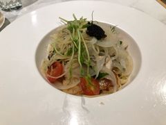 蒜香带子点鱼子天使面-La-Serene Café