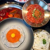 当然，还有他们的招牌瀑布土豆丝，涮三秒就能吃