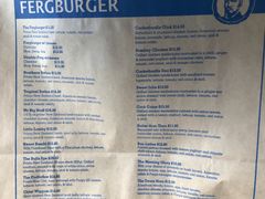 菜单-Fergburger(皇后镇店)