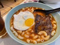 牛扒煎蛋番茄通粉-和平馆·地道港澳茶餐厅(西门口店)