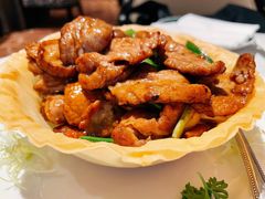 黑蒜牛肝菌炒鸭脯-天宝阁中餐厅(北京瑞吉酒店)