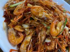 油爆虾-芦茨金富饭庄·25年老字号·专做稻草鸡