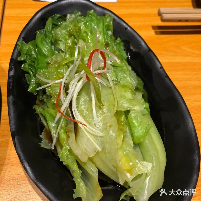 沐魚烤魚·小食(健德門店)白灼羅馬生菜圖片