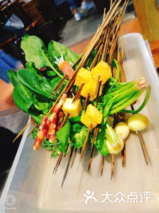 百味记小郡肝砂罐串串菠菜图片 - 第4张