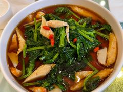 捞汁鲜虾豌豆尖-功德林素菜饭庄(前门店)