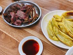 牛肉锅贴-草桥清真牛肉锅贴扁食店