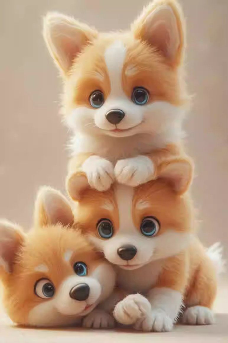 狗狗萌态百看不厌