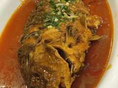 煎烧黄河大鲤鱼-老雒阳面馆·水席·洛阳菜(王城路店)