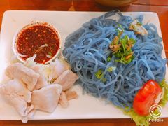 -蝶豆花蓝面条