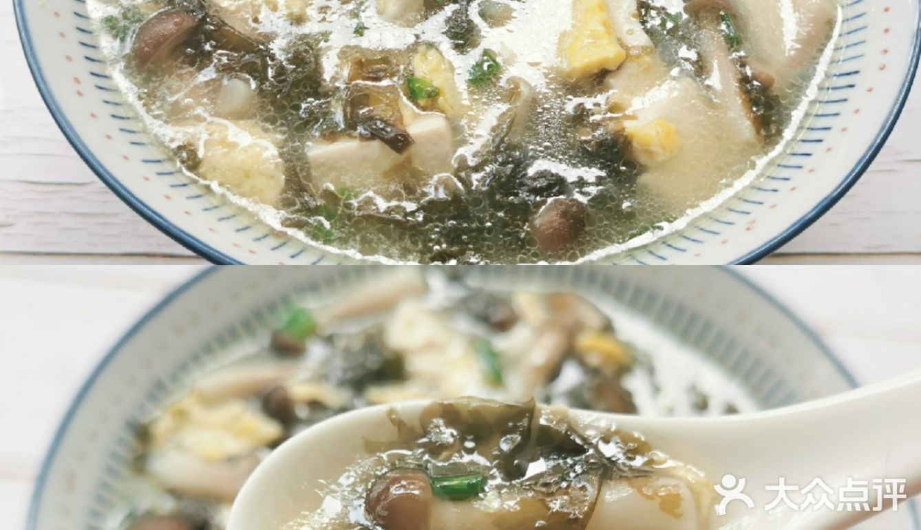 紫菜菌菇豆腐汤