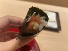 鱼泥手卷-嶺寿司
