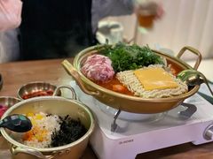 部队火锅加芝士-HOTISLAND海鸡岛·韩国料理(江南西店)