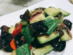 捞鸡胜瓜炒鸡杂-阳山好鸡汇原生态食材·农家菜(松岗店)