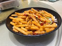 干煸藕丝-刘胖子家常菜·蹄花焖藕(兴业店)