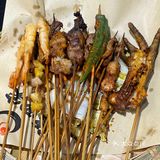 昆明｜有意思的傣味烧烤，烤牛奶渣究竟是啥？