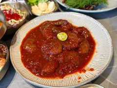 -草家酱蟹炭火烤肉店(珲春南路一店)