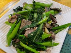 菜心炒鹅肾-烧鹅妹饭店