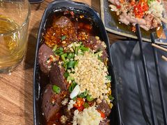 销魂鸭血-陈员外正宗夹江烧烤(广福路店)