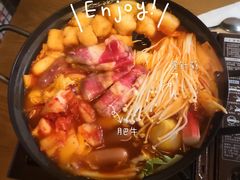 泡菜肥牛部队锅-韩热料理(永嘉天地店)