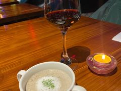 奶油蘑菇汤&nbsp;mushroom&nbsp;soup-MARU玛露音乐餐厅(大学路店)