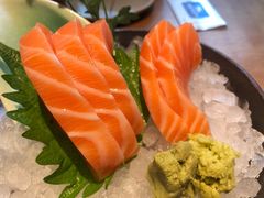 三文鱼刺身-水之惠鲜鱼料理(王府大街店)