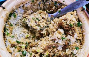 Lamb Floss Baked Rice