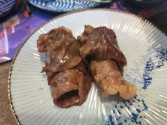 铺天盖地顶级澳牛肉火焰寿司-仙隐小鹿中華の日料(正弘城店)