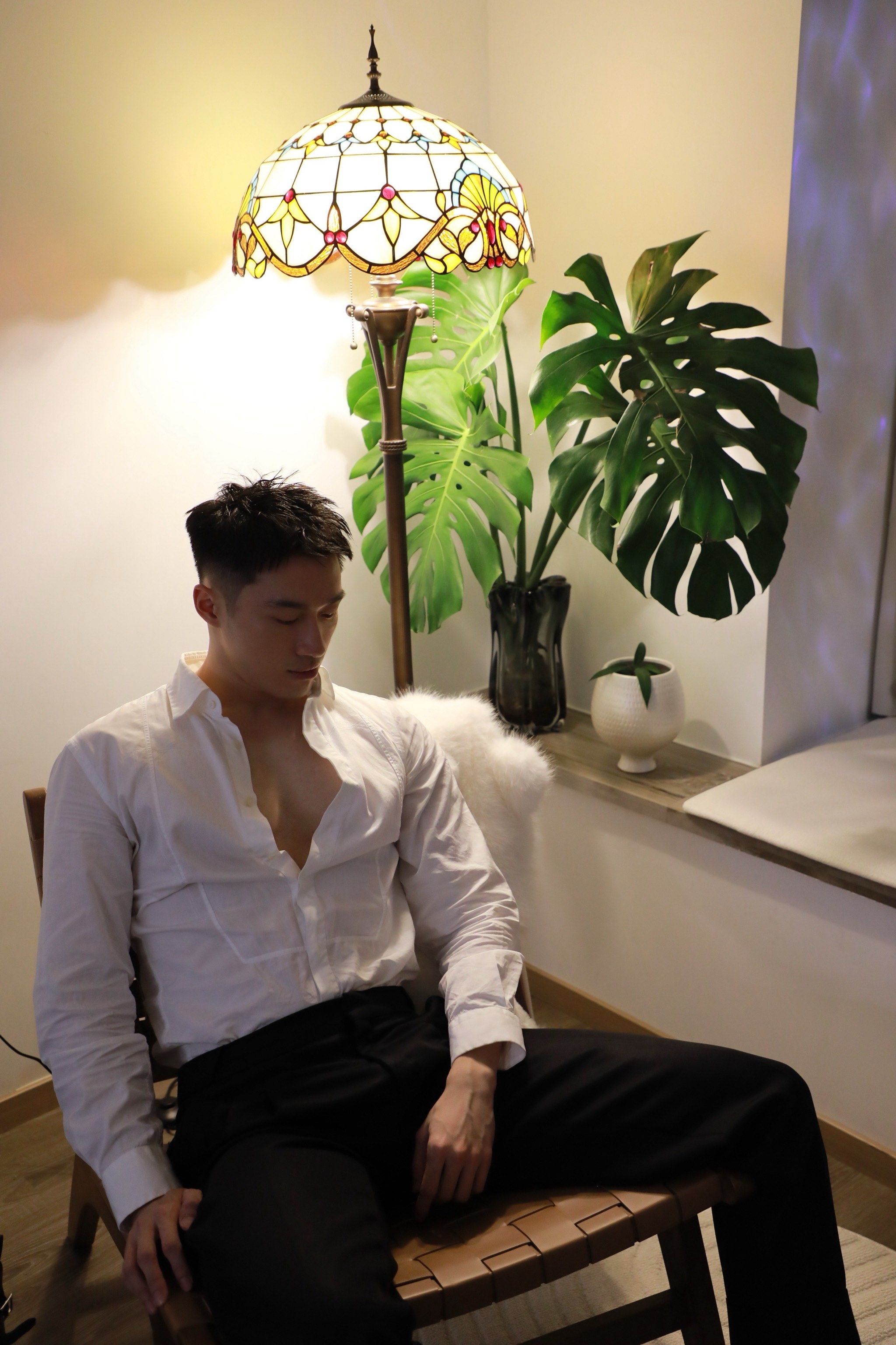 休闲周末男士look