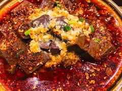 辣子蒜羊血-海富荣·锅贴·陕菜家常菜(阳光城店)