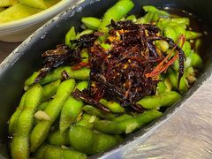 脆爽凉拌毛豆-靓靓蒸虾(中山公园店)