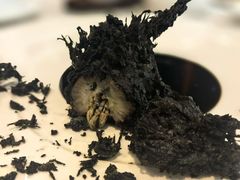 柚子黑醋汁酥皮海参-北京泰富酒店-柏景轩中餐厅