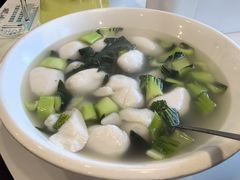 青菜鱼元汤-红樽舫湖州菜.湖景餐厅(太湖渔人码头店)