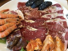 烤肉拼盘-美洲岛烤肉自助餐厅