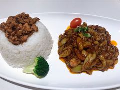 鱼香茄子煲-千日贺茶餐厅(开发区安盛店)