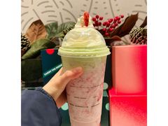 樱绽草莓茶抹茶星冰乐-星巴克(来福士2F店)