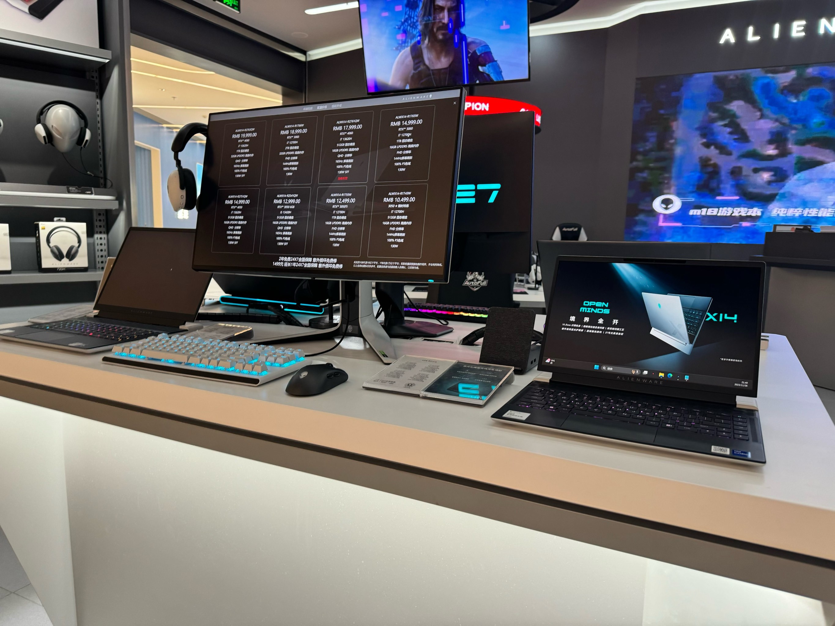 alienware笔记本售后
