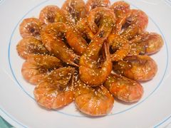 油爆虾-古桥人家•水上餐厅(朱家角古镇店)