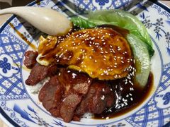 港味叉烧饭-汤去三面(骆驼店)