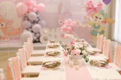 -团子宝宝宴派对百日宴生日布置策划·求婚策划·气球布置别墅民宿