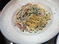 牛肝菌奶油培根意面-百特喜·意大利餐厅(八佰伴镇江店)