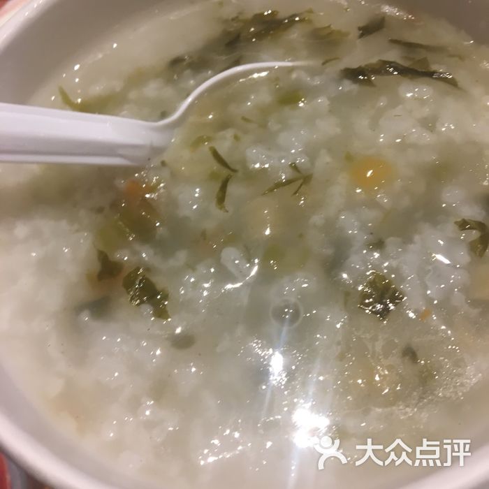 肯德基雪菜笋丁鸡肉粥图片-北京快餐简餐-大众点评网
