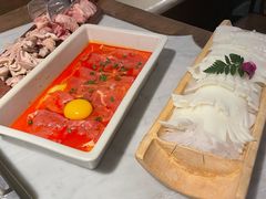 水上漂嫩牛肉-尚尚仙·酸汤猪手·猪肚鸡火锅(华联万柳购物中心店)