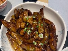 虾仁酱汁茄子-大海碗·京菜炸酱面(雍和宫店)