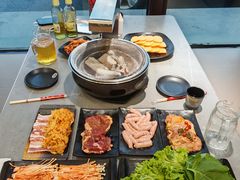 -啊美丽炭火烤肉(滑翔一店)