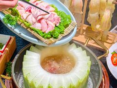 -得意咚瓜·顺德鱼生·冬瓜盅火锅