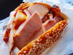 烧饼夹肘子肉-老四烧饼铺(丽源路店)